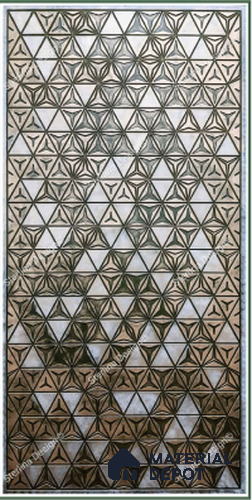 21008 Shannon 8 ft x 4 ft Texture Finish Liquid Metal HDF Decorative Wall Panel - 12 mm