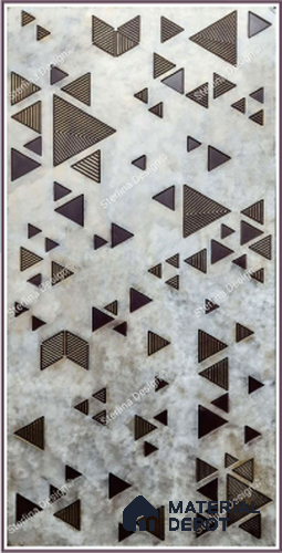 Multi Colour Patterned Look HDF Decorative Wall Panel 21010 8 ft x 4 ft - 12 mm | Suitable for Feature Wall, TV Unit & Living Room | Width is Subjected to 5% Variation