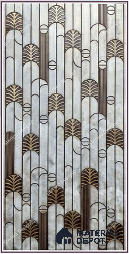 Multi Colour Patterned Look HDF Decorative Wall Panel 21013 8 ft x 4 ft - 12 mm | Suitable for Feature Wall, TV Unit & Living Room | Width is Subjected to 5% Variation