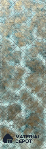 Grey Metallic Look HDF Decorative Wall Panel PN 03809 8 ft x 2 ft - 6 mm | Suitable for Feature Wall, TV Unit & Living Room | Width is Subjected to 5% Variation