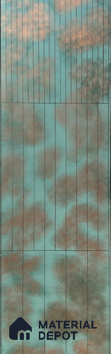 Grey Metallic Look HDF Decorative Wall Panel PN 03810 8 ft x 2 ft - 6 mm | Suitable for Feature Wall, TV Unit & Living Room | Width is Subjected to 5% Variation