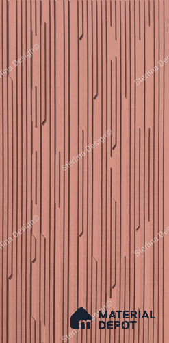 Red Plain Colour Decorative Wall Panel 251 Sterlina (251) 8 ft x 4 ft MDF Panel - 12 mm | Suitable for Feature Wall, TV Unit & Living Room | Width is Subjected to 5% Variation
