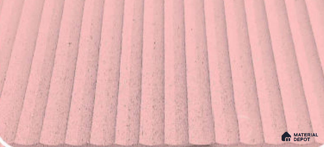 Red Plain Colour Louver PN 04982 8 ft x 4 ft MDF Panel - 8 mm | Suitable for Feature Wall, TV Unit & Living Room | Width is Subjected to 5% Variation
