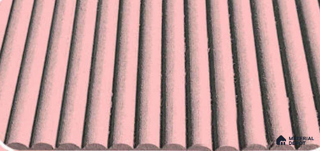 Duco Paintable Fluted Design (19 mm Flute width) 8 ft x 4 ft CNC Made HDHMR Panel - 17 mm