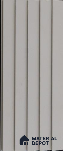 Grey Plain Colour Louver PN 03626 9.5 ft x 4.9 inch WPC Panel - 12 mm | Suitable for Feature Wall, TV Unit & Living Room | Width is Subjected to 5% Variation