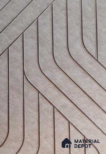 Patterned Look LM 10124 8 ft x 2 ft Texture Finish Decorative Laminate - 3 mm | Suitable for Bedroom, TV Unit, Wardrobe