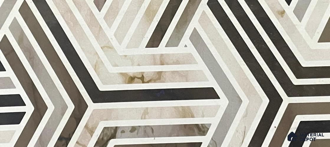 Patterned Look LM 21285 8 ft x 4 ft Texture Finish Decorative Laminate - 1 mm | Suitable for Bedroom, TV Unit, Wardrobe