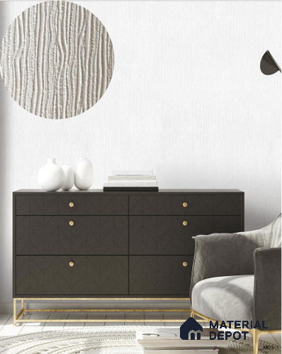 AW23-1 | 10 Meter x 21 Inches Stripes Look Wallpaper - 57.41 Sq. Ft. | Minimum 15% wastage during installation