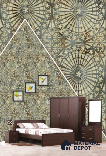 22528 | 10 Meter x 21 Inches Patterned Look Wallpaper - 57.41 Sq. Ft. | Minimum 15% wastage during installation