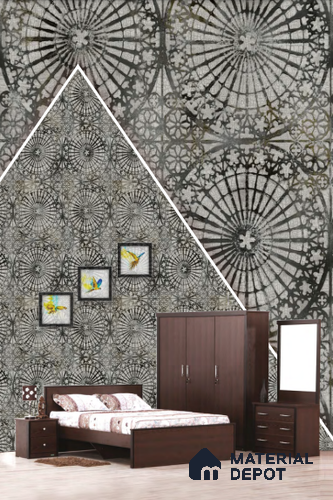 22529 | 10 Meter x 21 Inches Patterned Look Wallpaper - 57.41 Sq. Ft. | Minimum 15% wastage during installation