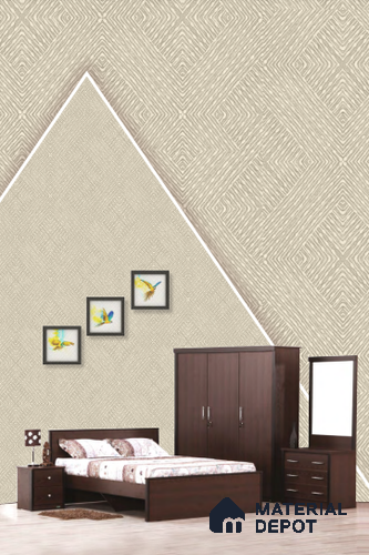 22573 | 10 Meter x 21 Inches Patterned Look Wallpaper - 57.41 Sq. Ft. | Minimum 15% wastage during installation