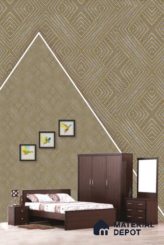 22576 | 10 Meter x 21 Inches Patterned Look Wallpaper - 57.41 Sq. Ft. | Minimum 15% wastage during installation