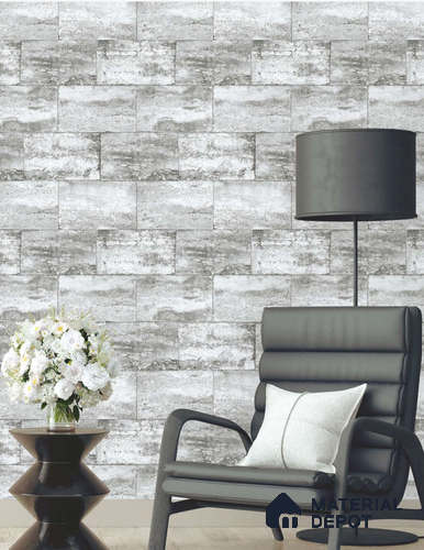 SF21-4 | 10 Meter x 21 Inches Brick Look Wallpaper - 57.41 Sq. Ft. | Minimum 15% wastage during installation