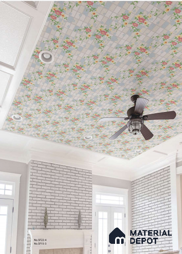 SF22-4 | 10 Meter x 21 Inches Florals Look Wallpaper - 57.41 Sq. Ft. | Minimum 15% wastage during installation