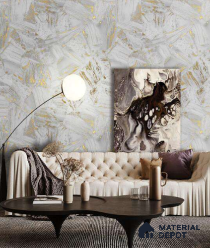 WK25-2531 | 10 Meter x 21 Inches Patterned Look Wallpaper - 57.41 Sq. Ft. | Minimum 15% wastage during installation