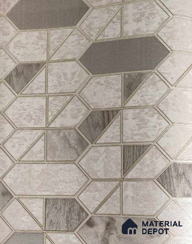 9003 | 5 Meter x 42 Inches Geometric Look Wallpaper - 57.37 Sq. Ft. | Minimum 15% wastage during installation