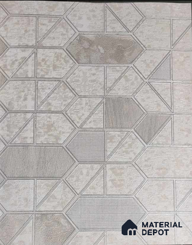 9004 | 5 Meter x 42 Inches Geometric Look Wallpaper - 57.37 Sq. Ft. | Minimum 15% wastage during installation