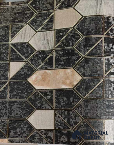 9005 | 5 Meter x 42 Inches Geometric Look Wallpaper - 57.37 Sq. Ft. | Minimum 15% wastage during installation