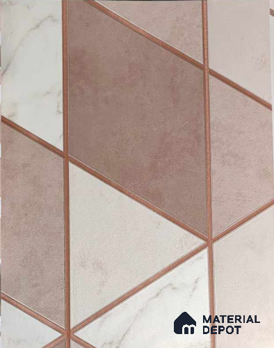 9017 | 5 Meter x 42 Inches Geometric Look Wallpaper - 57.37 Sq. Ft. | Minimum 15% wastage during installation