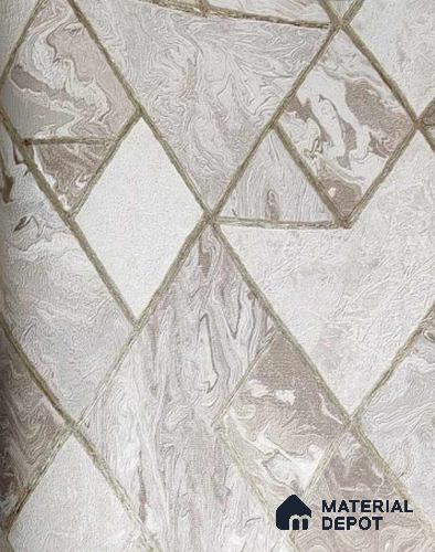9035 | 5 Meter x 42 Inches Geometric Look Wallpaper - 57.37 Sq. Ft. | Minimum 15% wastage during installation