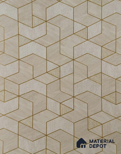 5525 | 10 Meter x 21 Inches Geometric Look Wallpaper - 57.41 Sq. Ft.
