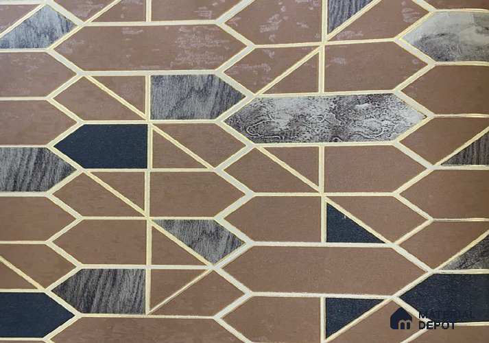 WK15-1528 | 10 Meter x 21 Inches Geometric Look Wallpaper - 57.41 Sq. Ft. | Minimum 15% wastage during installation