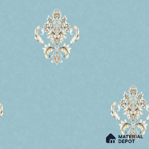 SG-2211 | 10 Meter x 21 Inches Damask Look Wallpaper - 57.41 Sq. Ft. | Minimum 15% wastage during installation