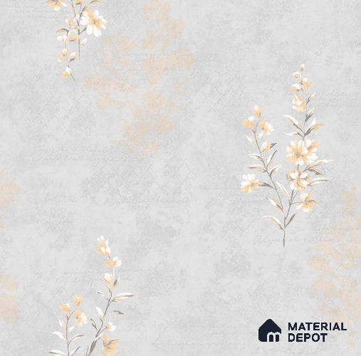 SG-2233 | 10 Meter x 21 Inches Florals Look Wallpaper - 57.41 Sq. Ft. | Minimum 15% wastage during installation
