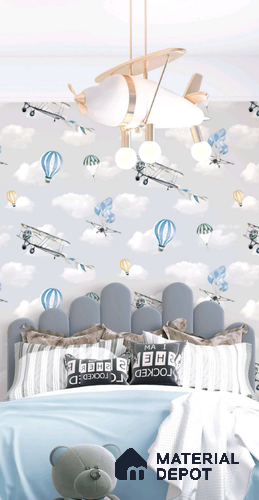 KD4012-4 | 10 Meter x 21 Inches Patterned Look Wallpaper - 57.41 Sq. Ft. | Minimum 15% wastage during installation