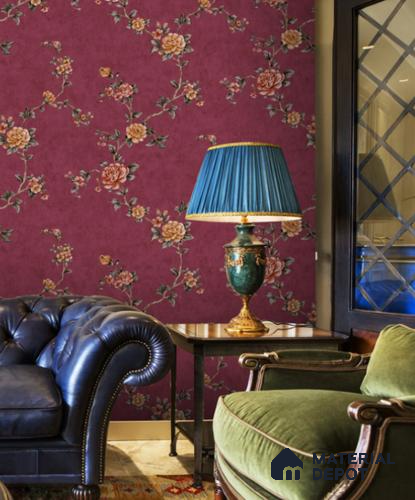 21013 | 10 Meter x 21 Inches Florals Look Wallpaper - 57.41 Sq. Ft.