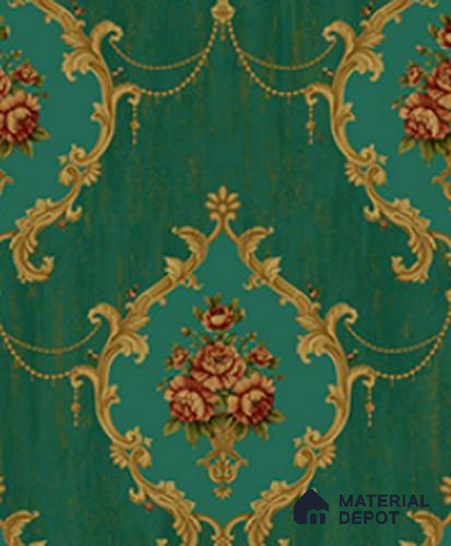 21028 | 10 Meter x 21 Inches Damask Look Wallpaper - 57.41 Sq. Ft.