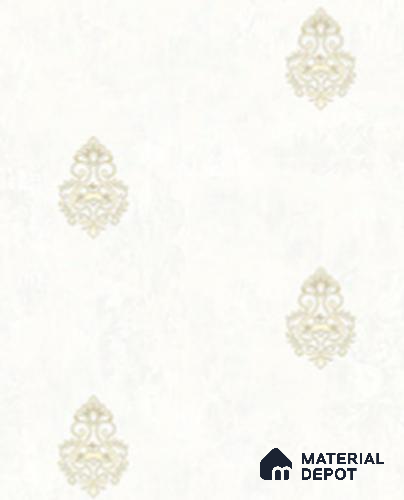 21063 | 10 Meter x 21 Inches Damask Look Wallpaper - 57.41 Sq. Ft.