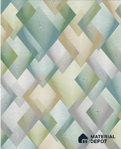 TV 1101 | 10 Meter x 21 Inches Geometric Look Wallpaper - 57.41 Sq. Ft. | Minimum 15% wastage during installation