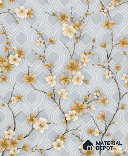 1118 | 10 Meter x 21 Inches Florals Look Wallpaper - 57.37 Sq. Ft. | Minimum 15% wastage during installation