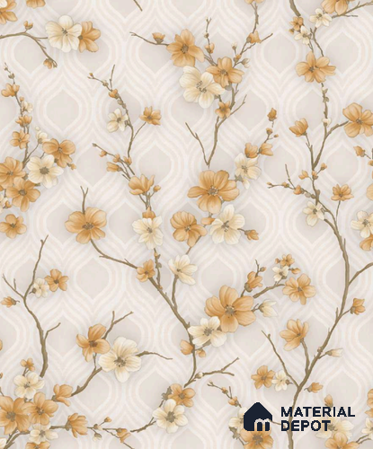1119 | 10 Meter x 21 Inches Florals Look Wallpaper - 57.37 Sq. Ft. | Minimum 15% wastage during installation