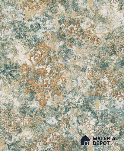 1126 | 10 Meter x 21 Inches Damask Look Wallpaper - 57.37 Sq. Ft. | Minimum 15% wastage during installation
