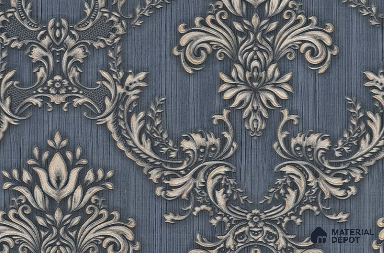 1501-05 | 5 Meter x 42 Inches Damask Look Wallpaper - 57.41 Sq. Ft. | Minimum 15% wastage during installation