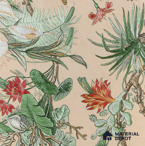 170-32 | 9.6 Meter x 20.87 Inches Florals Look Wallpaper - 54.77 Sq. Ft. | Minimum 15% wastage during installation