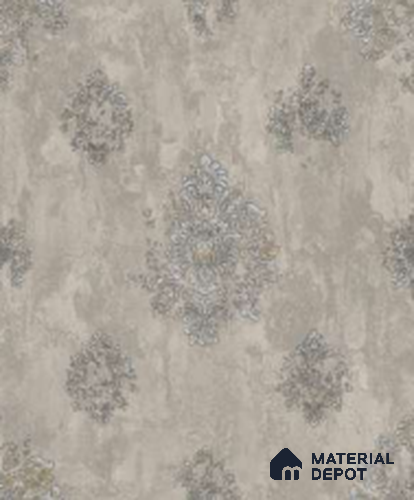 203-2 | 10 Meter x 21 Inches Damask Look Wallpaper - 57.05 Sq. Ft. | Minimum 15% wastage during installation