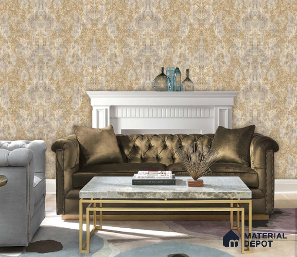 217025 | 10 Meter x 21 Inches Patterned Look Wallpaper - 57.37 Sq. Ft. | Minimum 15% wastage during installation