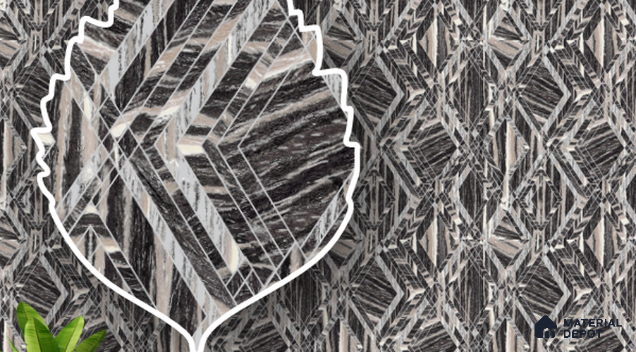 220318 | 10 Meter x 21 Inches Abstract Look Wallpaper - 57.41 Sq. Ft. | Minimum 15% wastage during installation
