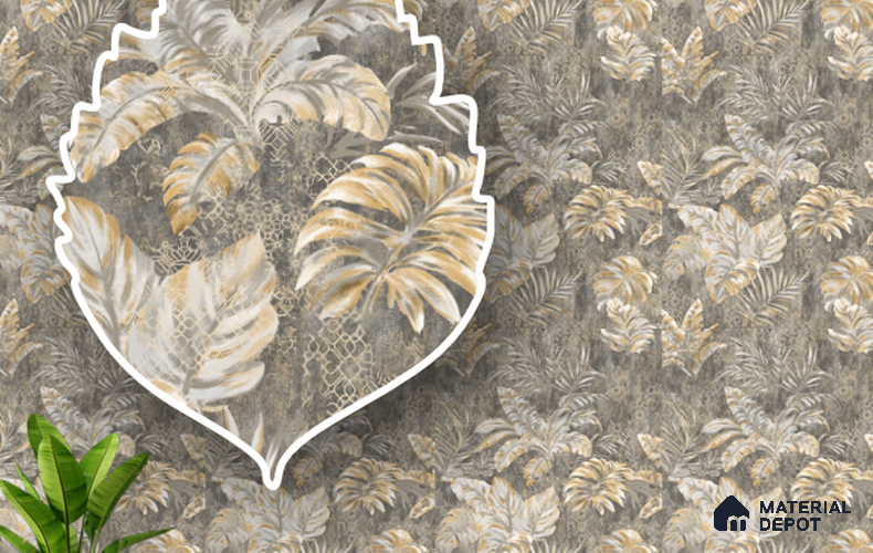 220337 | 10 Meter x 21 Inches Florals Look Wallpaper - 57.41 Sq. Ft. | Minimum 15% wastage during installation