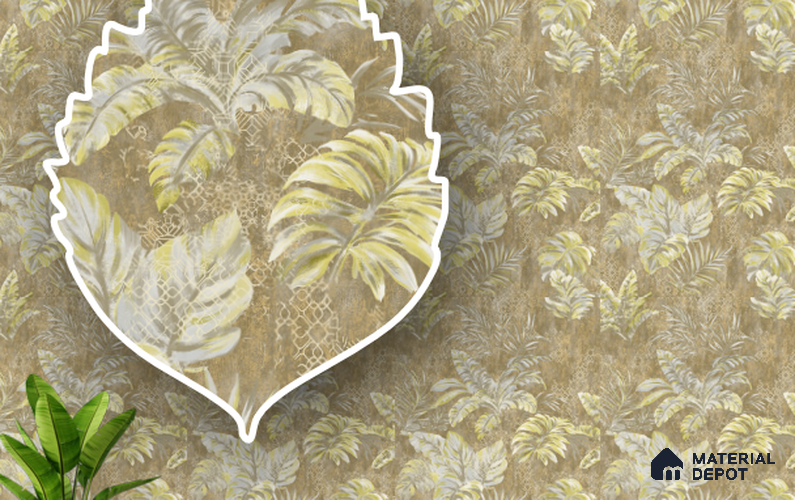 220341 | 10 Meter x 21 Inches Florals Look Wallpaper - 57.41 Sq. Ft. | Minimum 15% wastage during installation