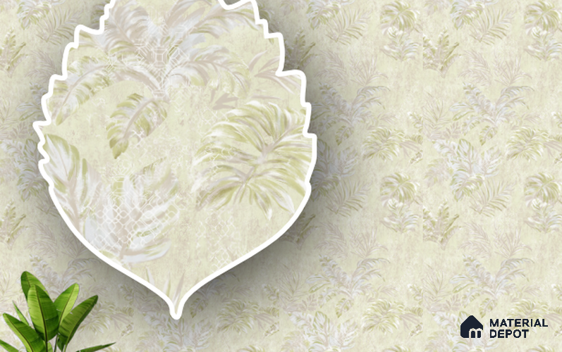220346 | 10 Meter x 21 Inches Florals Look Wallpaper - 57.41 Sq. Ft. | Minimum 15% wastage during installation