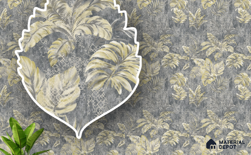 A close-up of a220353 | 10 Meter x 21 Inches Florals Look Wallpaper - 57 Sq. Ft. available at Material Depot in Bangalore