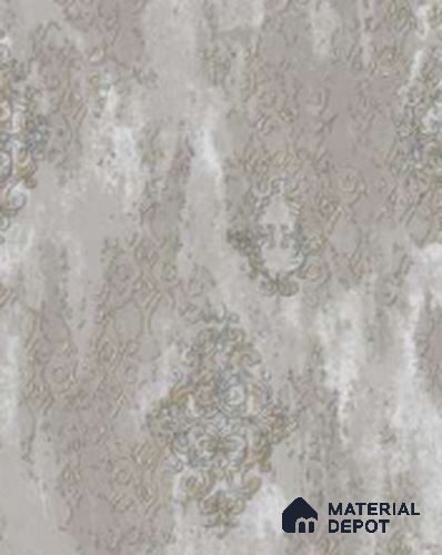 221-3 | 10 Meter x 21 Inches Damask Look Wallpaper - 57.05 Sq. Ft. | Minimum 15% wastage during installation