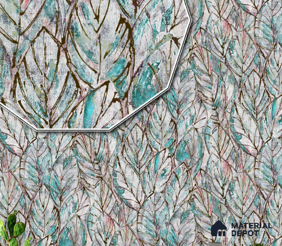23707 | 10 Meter x 21 Inches Florals Look Wallpaper - 57.05 Sq. Ft. | Minimum 15% wastage during installation