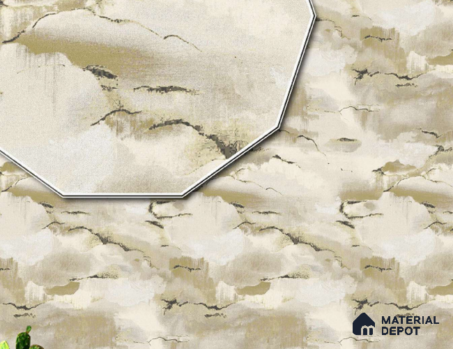 23709 | 10 Meter x 21 Inches Patterned Look Wallpaper - 57.05 Sq. Ft. | Minimum 15% wastage during installation