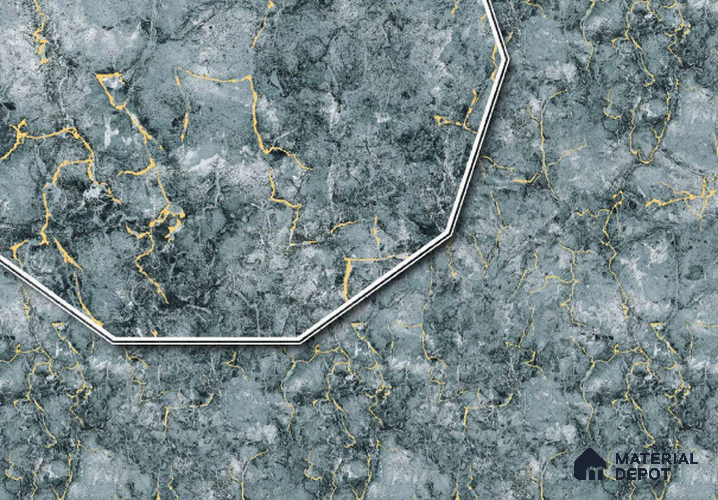 23735 | 10 Meter x 21 Inches Marble Look Wallpaper - 57.05 Sq. Ft. | Minimum 10% wastage during installation