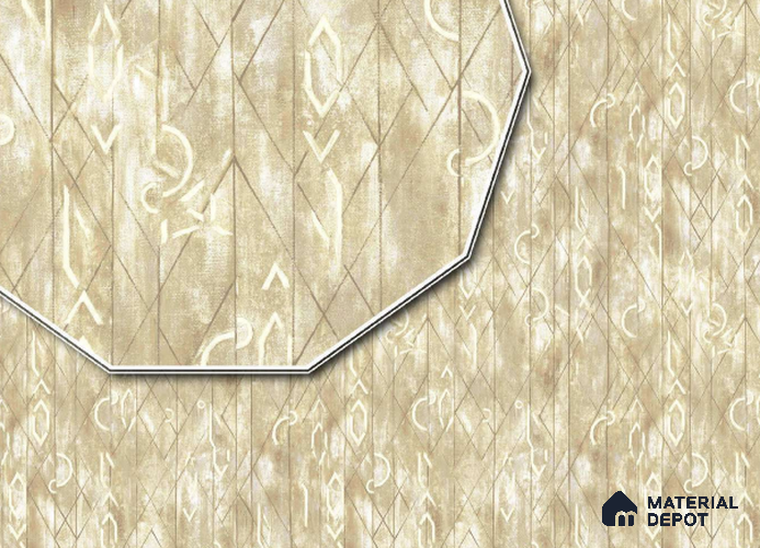 23740 | 10 Meter x 21 Inches Geometric Look Wallpaper - 57.05 Sq. Ft. | Minimum 15% wastage during installation